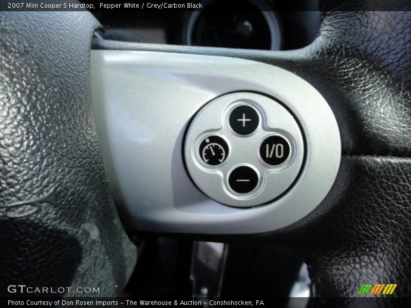 Pepper White / Grey/Carbon Black 2007 Mini Cooper S Hardtop