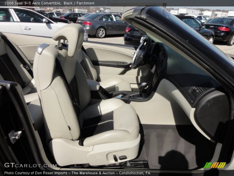 Black / Parchment 2006 Saab 9-3 Aero Convertible