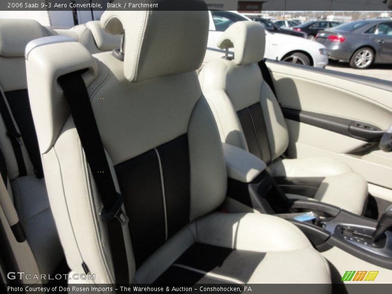 Black / Parchment 2006 Saab 9-3 Aero Convertible