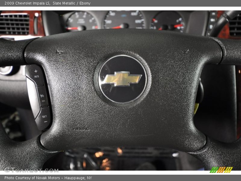 Slate Metallic / Ebony 2009 Chevrolet Impala LS