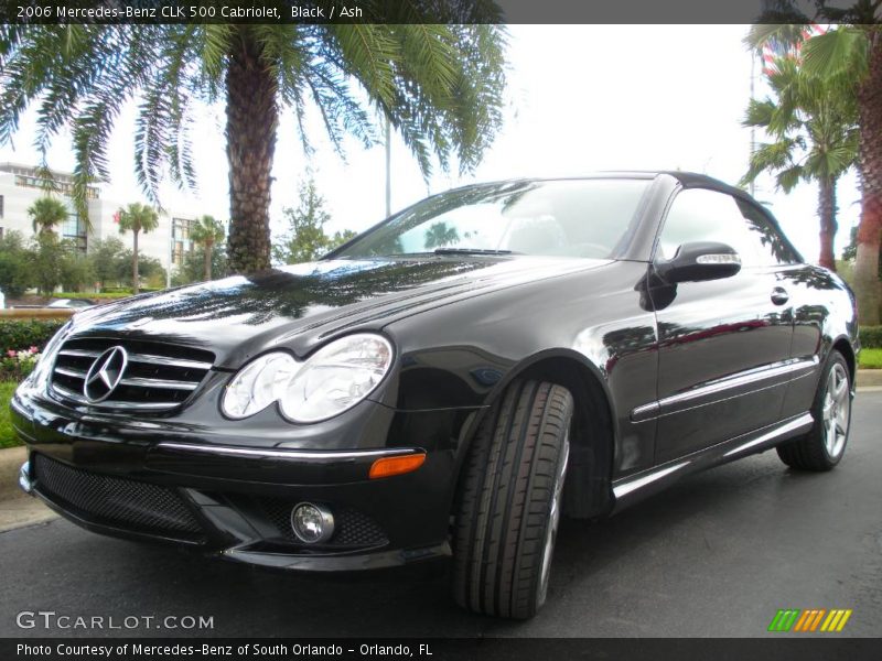 Black / Ash 2006 Mercedes-Benz CLK 500 Cabriolet