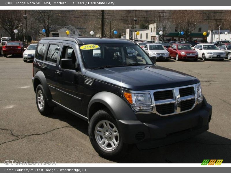 Modern Blue Pearl / Dark Slate Gray 2008 Dodge Nitro SXT 4x4