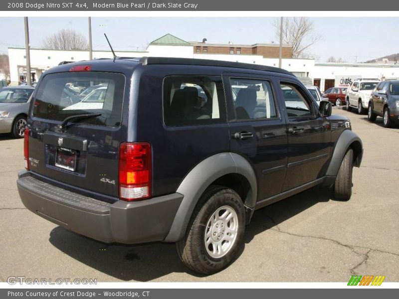 Modern Blue Pearl / Dark Slate Gray 2008 Dodge Nitro SXT 4x4