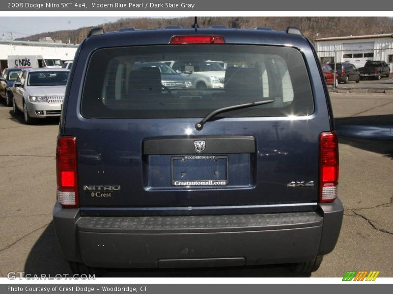 Modern Blue Pearl / Dark Slate Gray 2008 Dodge Nitro SXT 4x4
