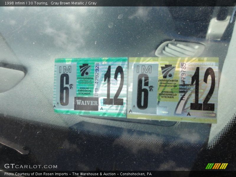 Gray Brown Metallic / Gray 1998 Infiniti I 30 Touring
