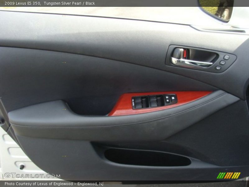 Tungsten Silver Pearl / Black 2009 Lexus ES 350