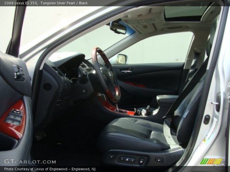 Tungsten Silver Pearl / Black 2009 Lexus ES 350