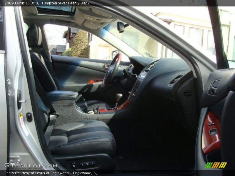 Tungsten Silver Pearl / Black 2009 Lexus ES 350