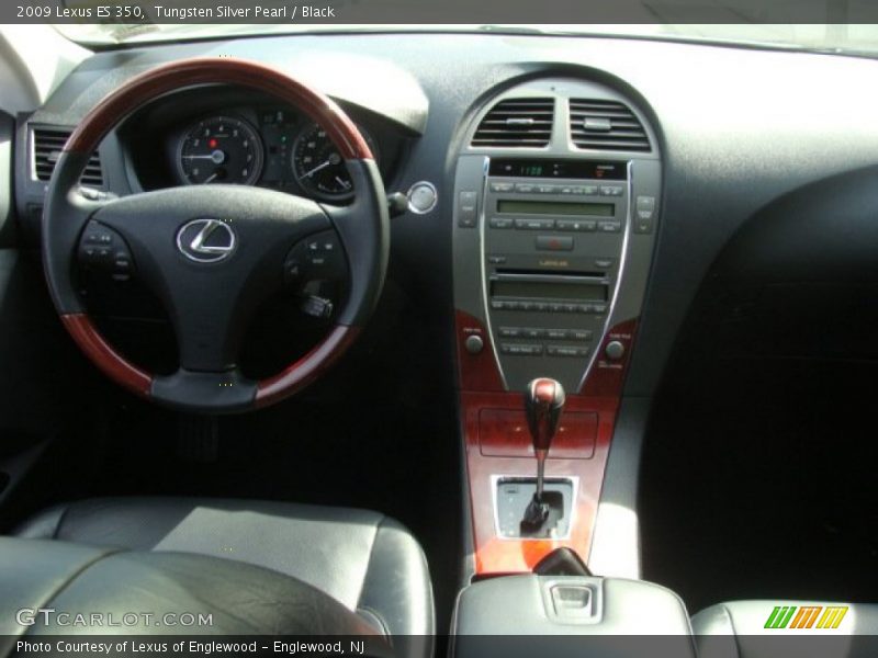 Tungsten Silver Pearl / Black 2009 Lexus ES 350