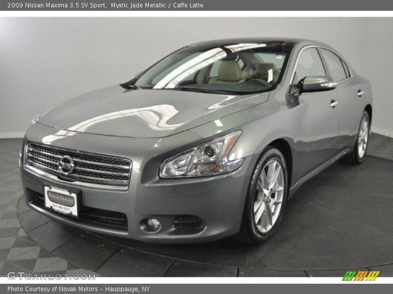 Mystic Jade Metallic / Caffe Latte 2009 Nissan Maxima 3.5 SV Sport