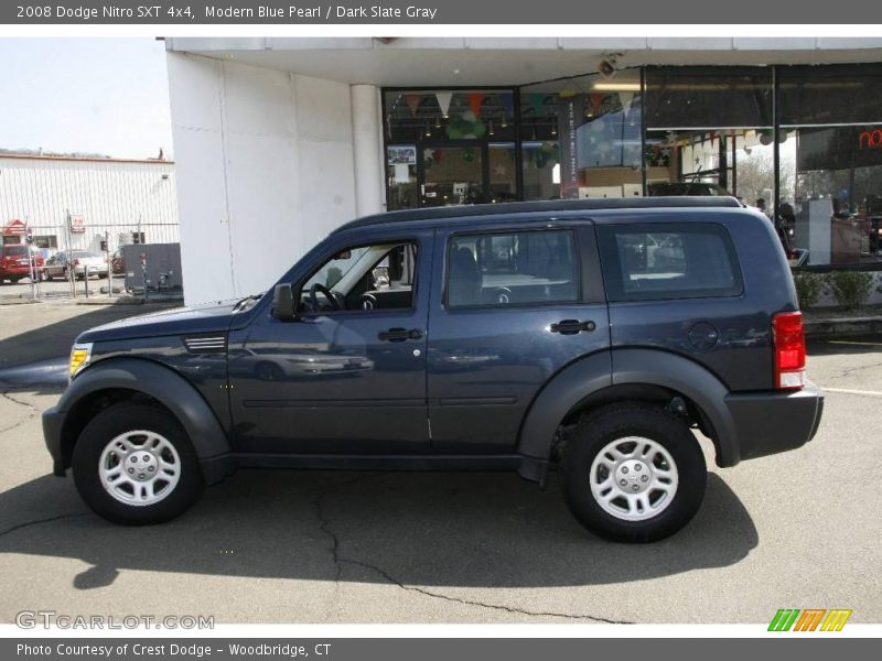Modern Blue Pearl / Dark Slate Gray 2008 Dodge Nitro SXT 4x4