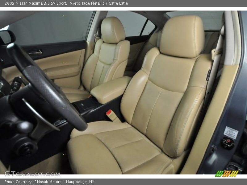 Mystic Jade Metallic / Caffe Latte 2009 Nissan Maxima 3.5 SV Sport