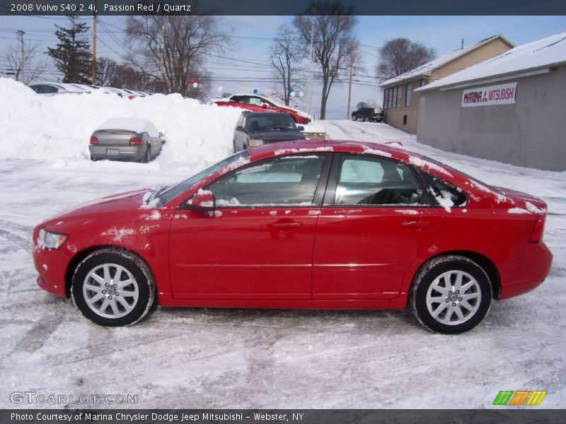 Passion Red / Quartz 2008 Volvo S40 2.4i