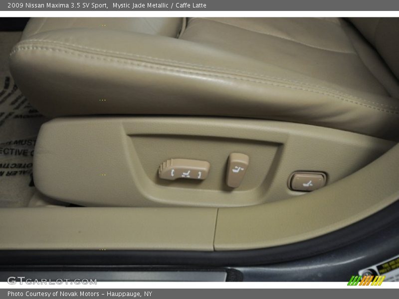 Mystic Jade Metallic / Caffe Latte 2009 Nissan Maxima 3.5 SV Sport
