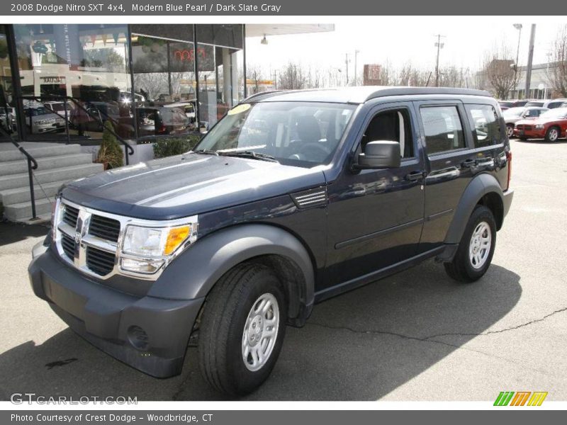 Modern Blue Pearl / Dark Slate Gray 2008 Dodge Nitro SXT 4x4