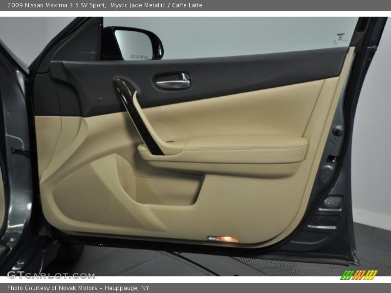 Mystic Jade Metallic / Caffe Latte 2009 Nissan Maxima 3.5 SV Sport