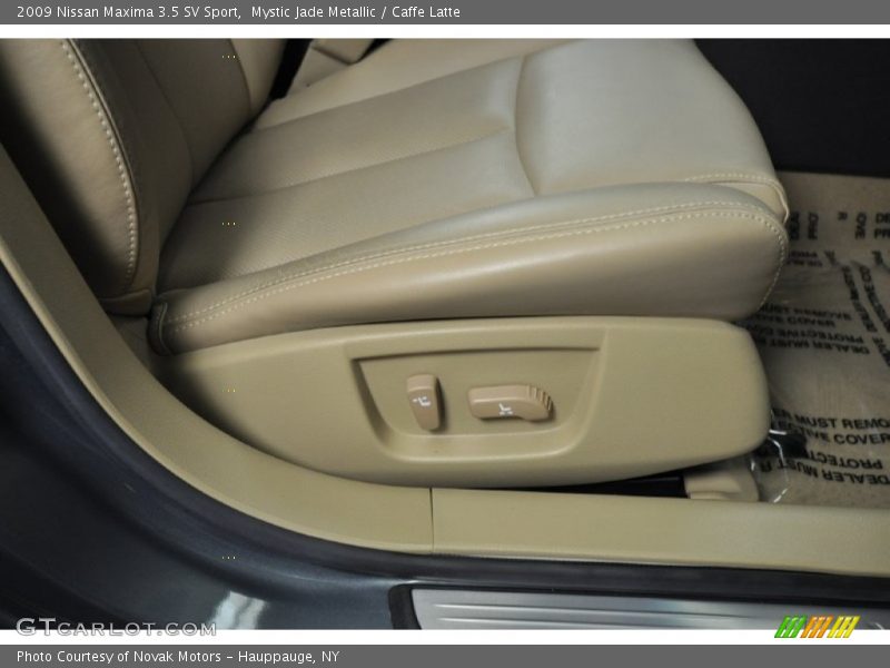 Mystic Jade Metallic / Caffe Latte 2009 Nissan Maxima 3.5 SV Sport