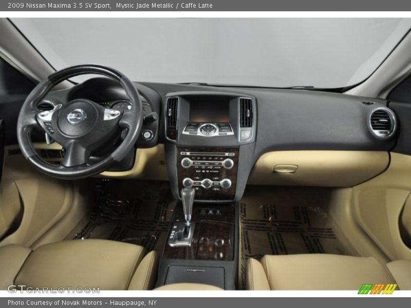 Mystic Jade Metallic / Caffe Latte 2009 Nissan Maxima 3.5 SV Sport