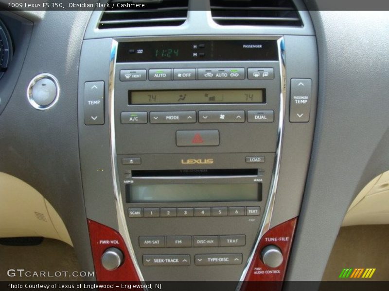 Obsidian Black / Cashmere 2009 Lexus ES 350