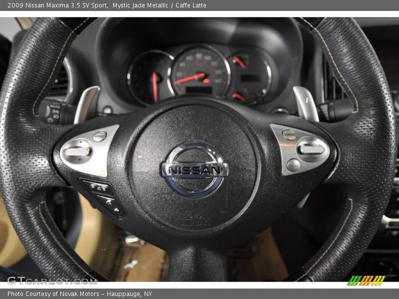 Mystic Jade Metallic / Caffe Latte 2009 Nissan Maxima 3.5 SV Sport