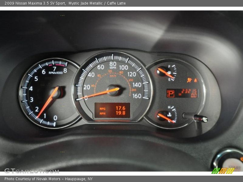 Mystic Jade Metallic / Caffe Latte 2009 Nissan Maxima 3.5 SV Sport