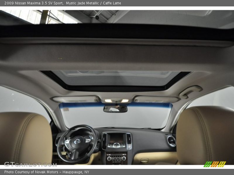 Mystic Jade Metallic / Caffe Latte 2009 Nissan Maxima 3.5 SV Sport