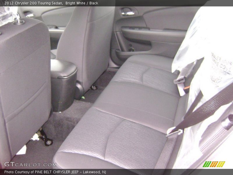 Bright White / Black 2012 Chrysler 200 Touring Sedan