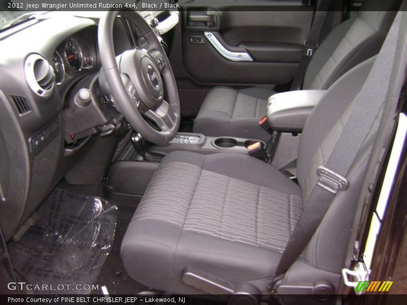 Black / Black 2012 Jeep Wrangler Unlimited Rubicon 4x4