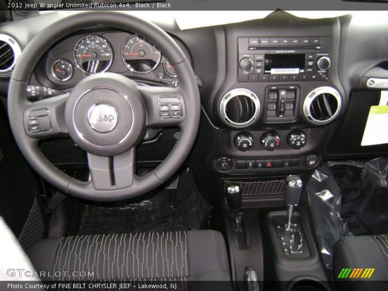 Black / Black 2012 Jeep Wrangler Unlimited Rubicon 4x4