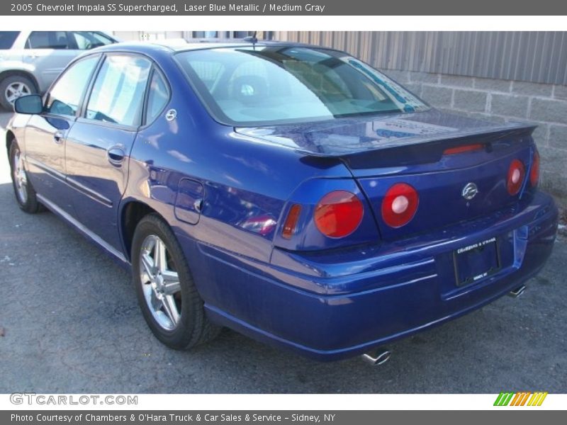 Laser Blue Metallic / Medium Gray 2005 Chevrolet Impala SS Supercharged