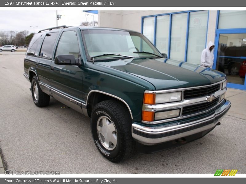 Emerald Green Metallic / Tan 1997 Chevrolet Tahoe LS 4x4