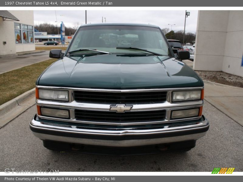 Emerald Green Metallic / Tan 1997 Chevrolet Tahoe LS 4x4