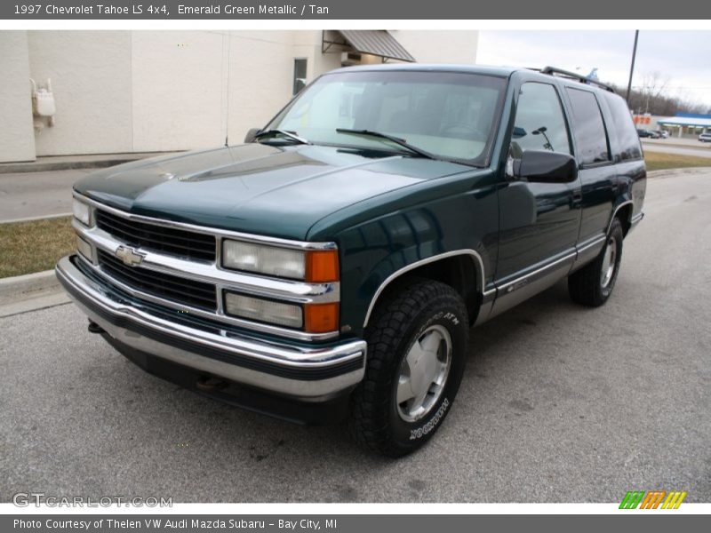 Emerald Green Metallic / Tan 1997 Chevrolet Tahoe LS 4x4