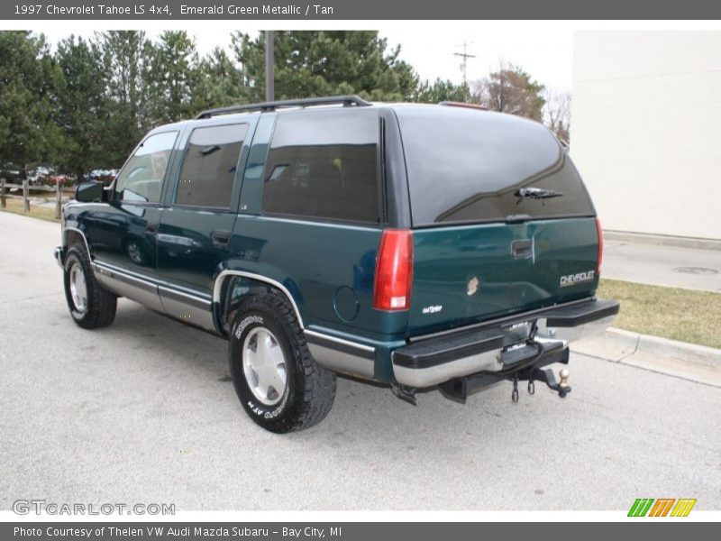 Emerald Green Metallic / Tan 1997 Chevrolet Tahoe LS 4x4