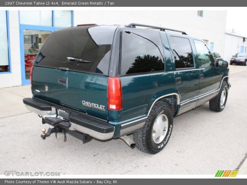 Emerald Green Metallic / Tan 1997 Chevrolet Tahoe LS 4x4