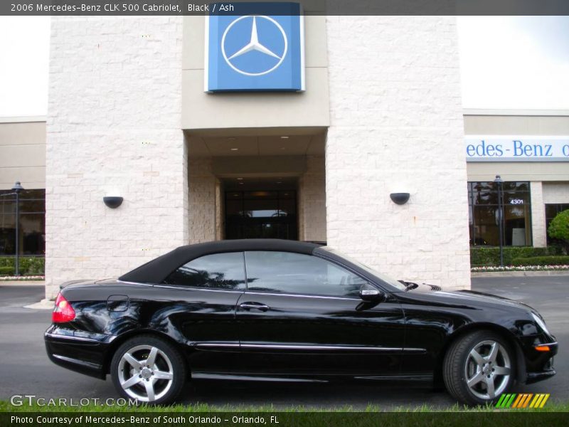 Black / Ash 2006 Mercedes-Benz CLK 500 Cabriolet