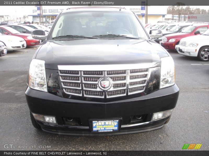 Black Raven / Ebony/Ebony 2011 Cadillac Escalade EXT Premium AWD