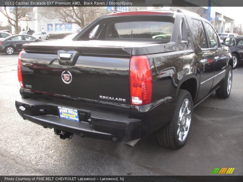 Black Raven / Ebony/Ebony 2011 Cadillac Escalade EXT Premium AWD