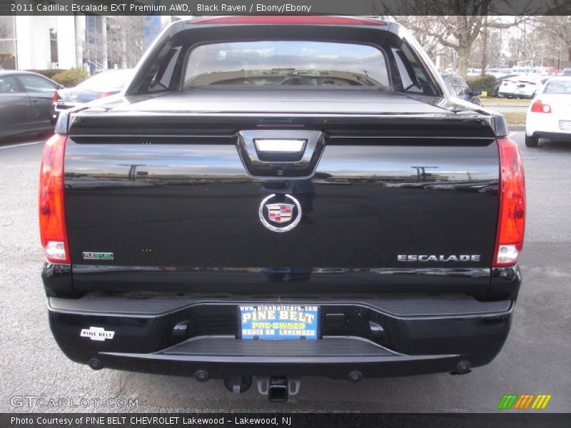 Black Raven / Ebony/Ebony 2011 Cadillac Escalade EXT Premium AWD
