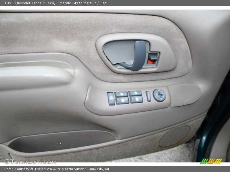 Emerald Green Metallic / Tan 1997 Chevrolet Tahoe LS 4x4