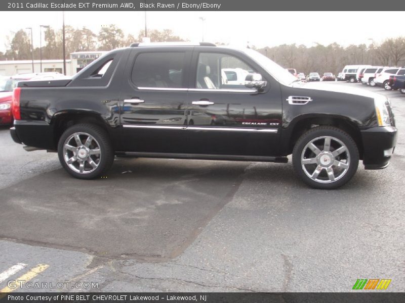 Black Raven / Ebony/Ebony 2011 Cadillac Escalade EXT Premium AWD