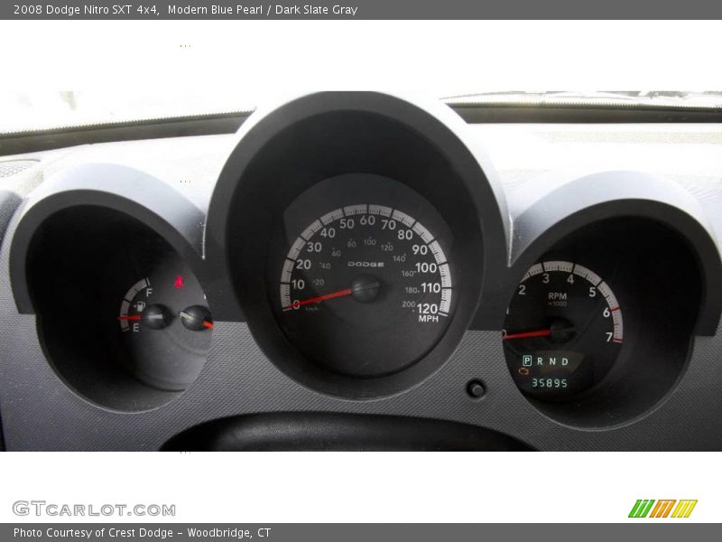 Modern Blue Pearl / Dark Slate Gray 2008 Dodge Nitro SXT 4x4