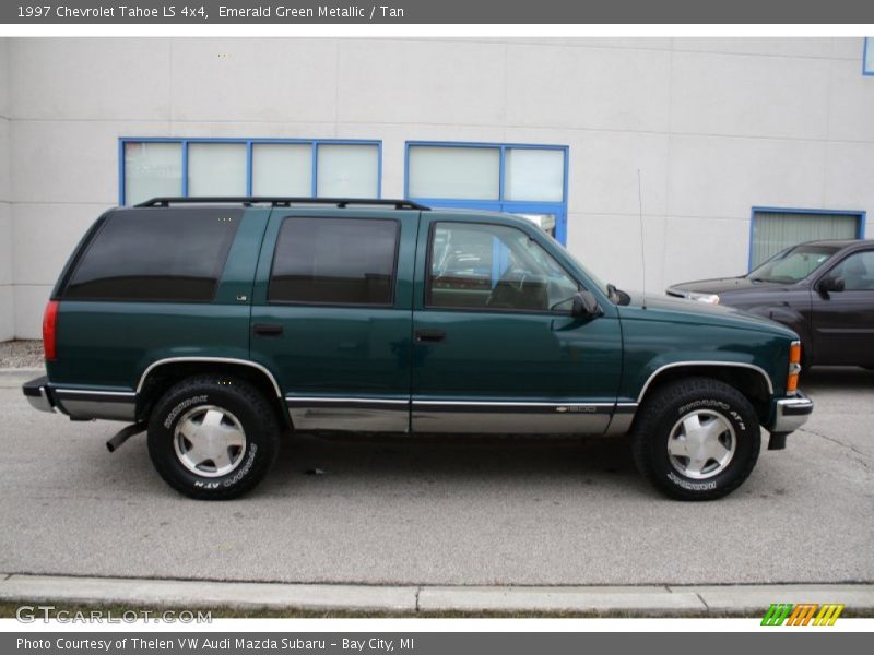 Emerald Green Metallic / Tan 1997 Chevrolet Tahoe LS 4x4