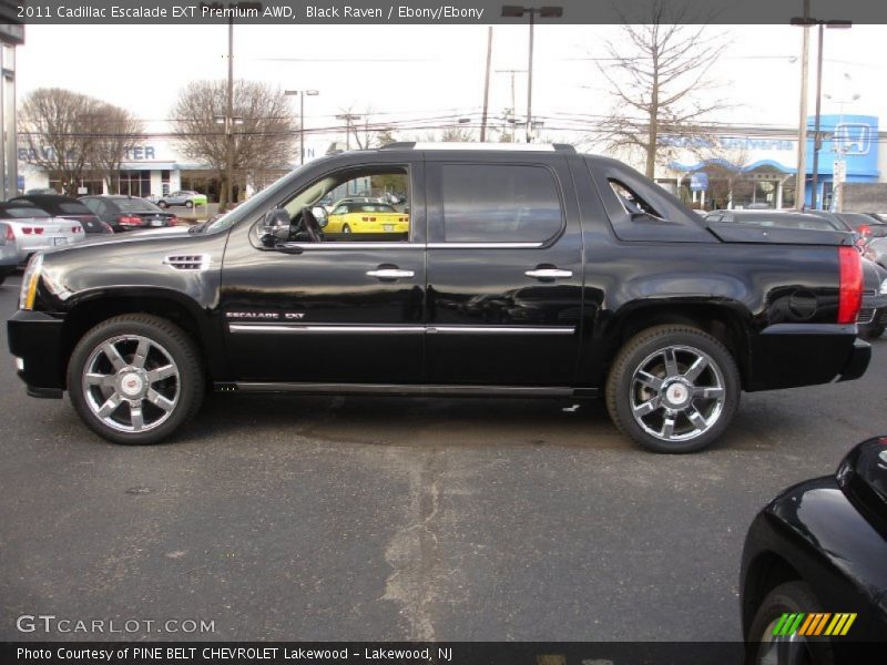 Black Raven / Ebony/Ebony 2011 Cadillac Escalade EXT Premium AWD