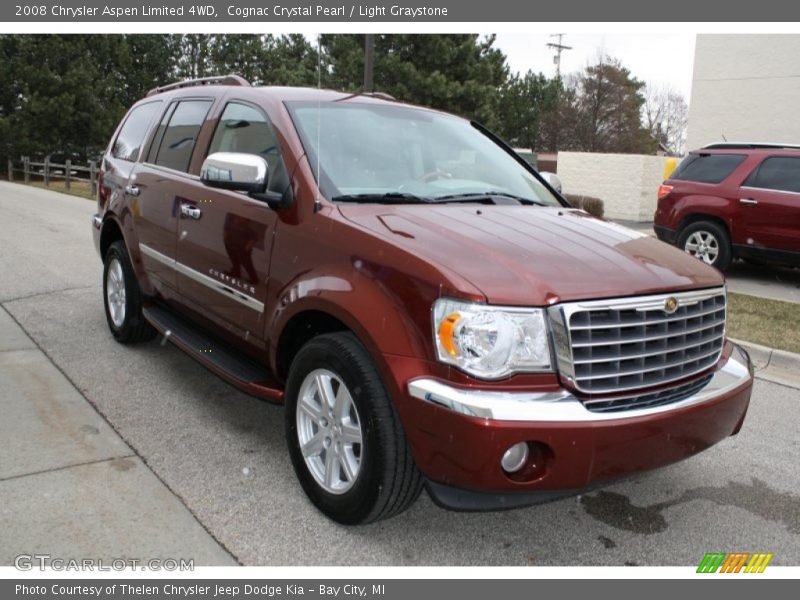 Cognac Crystal Pearl / Light Graystone 2008 Chrysler Aspen Limited 4WD