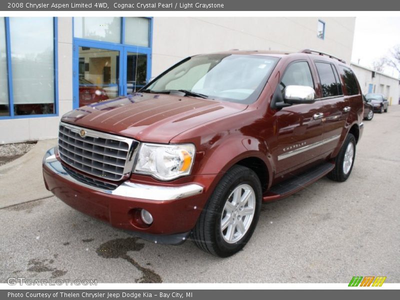 Cognac Crystal Pearl / Light Graystone 2008 Chrysler Aspen Limited 4WD