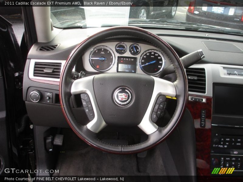 Black Raven / Ebony/Ebony 2011 Cadillac Escalade EXT Premium AWD