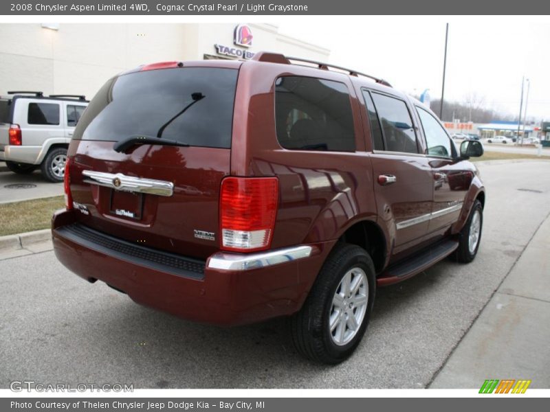 Cognac Crystal Pearl / Light Graystone 2008 Chrysler Aspen Limited 4WD