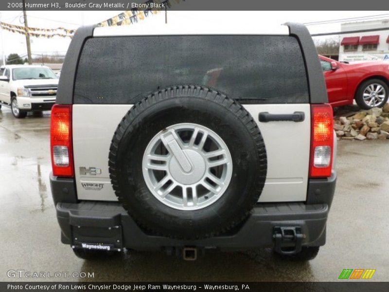 Boulder Gray Metallic / Ebony Black 2008 Hummer H3