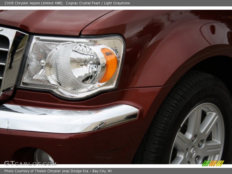 Cognac Crystal Pearl / Light Graystone 2008 Chrysler Aspen Limited 4WD